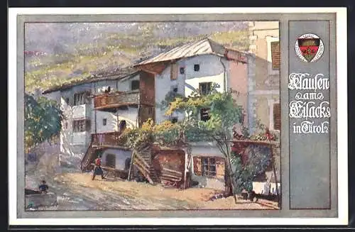 AK Deutscher Schulverein Nr. 330: Klausen am Eisack, Haus im Ort