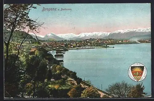 AK Bregenz a. Bodensee, Teilansicht
