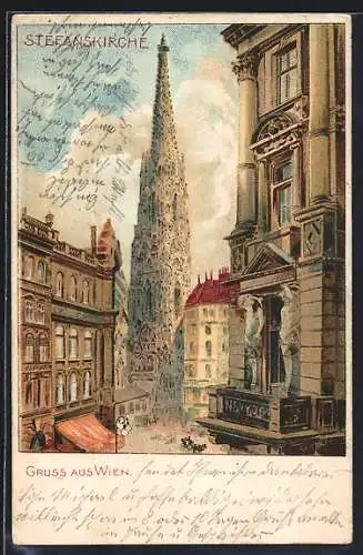 Sonnenschein-Lithographie Wien, Stefanskirche