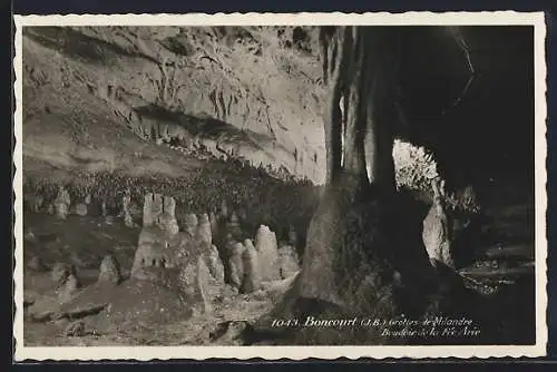 AK Boncourt /J. B., Grottes de Milandre, Boudoir de la Fée Arie