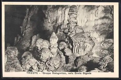 AK Trieste, Grotta gigante, Gruppo Stalagmitico