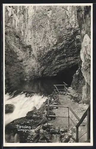 AK Piessling-Höhle, Ursprung