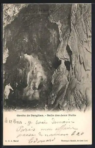 AK Grotte de Dargilan, Salle des deux Puits