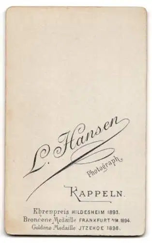 Fotografie L. Hansen, Kappeln, Porträt zweier Frauen