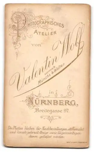 Fotografie Valentin Wolf, Nürnberg, Breitegasse 97, Porträt einer jungen Frau