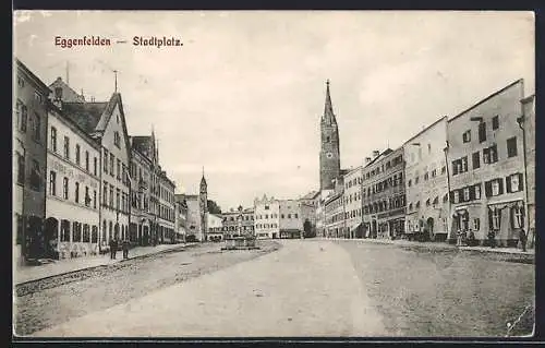 AK Eggenfelden, Gasthof zur Alten Post am Stadtplatz