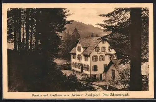 AK Zwickgabel, Pension und Gasthaus zum Mohren