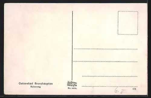 AK Brunshaupten, Ostseebad, Strasse Bülowweg