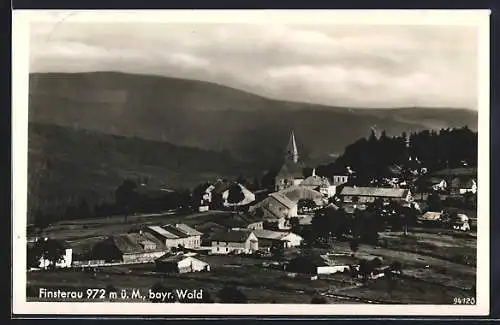 AK Finsterau /Bayr. Wald, Teilansicht mit Kirche