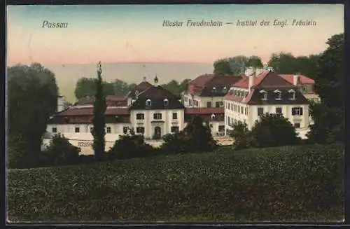 AK Passau, Kloster Freudenhain und Institut der Englischen Fräulein