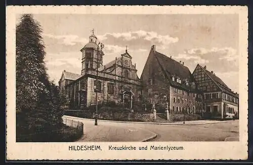 AK Hildesheim, Kreuzkirche und Marienlyzeum