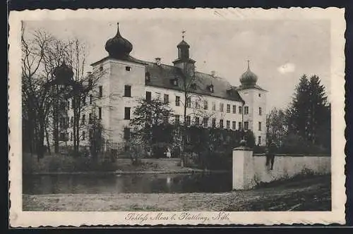 AK Plattling /Ndb., Das Schloss Moos