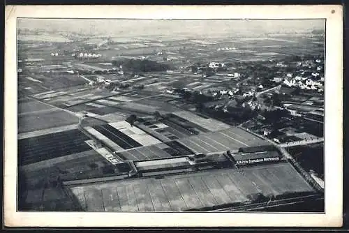 AK Halstenbek /Holstein, Forstbaumschulen der Firma H. H. Pein vom Zeppelin aus