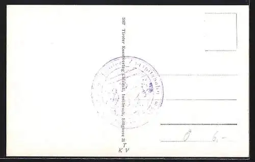 AK Ehrwald /Tirol, Österr. Zugspitzbahn gegen Ehrwald und Fernpass