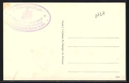 AK Ebensee-Feuerkogl, Höllengebirgs-Seilschwebebahn Wagon 2 mit Panorama