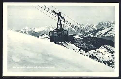 AK Schmittenhöhebahn, Ansicht mit Steinernem Meer