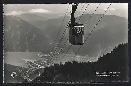 AK Feuerkogel, Seilbahn mit Talblick