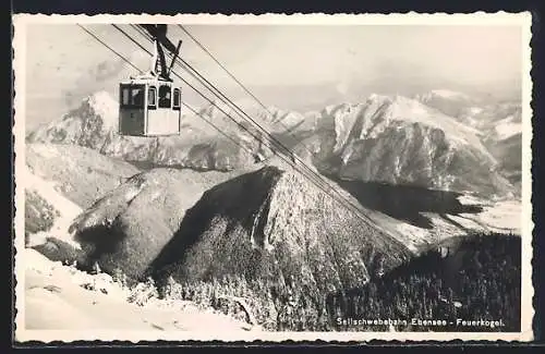 AK Ebensee, Seilschwebebahn zum Feuerkogel