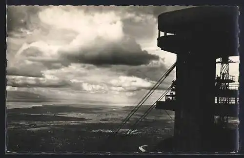 AK Salève, Le Teleferique du Salève, Effet de nuages sur le Lac de Genève