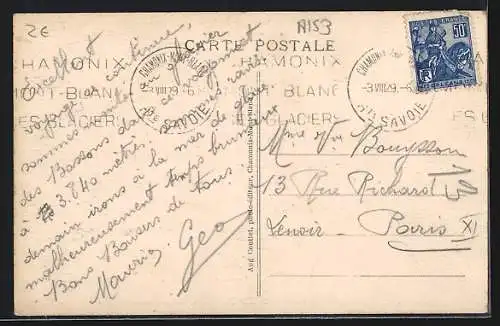 AK Chamonix, Funiculaire aérien de l`Aiguille du Midi et les Aiguilles Rouges