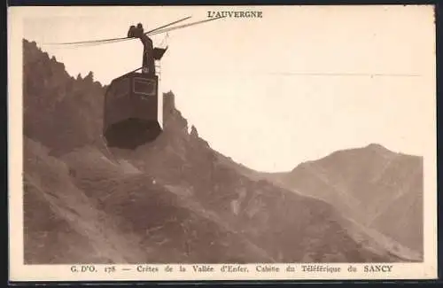 AK Sancy, Cretes de la Vallée d`Enfer, Cabine du Teleferique du Sancy