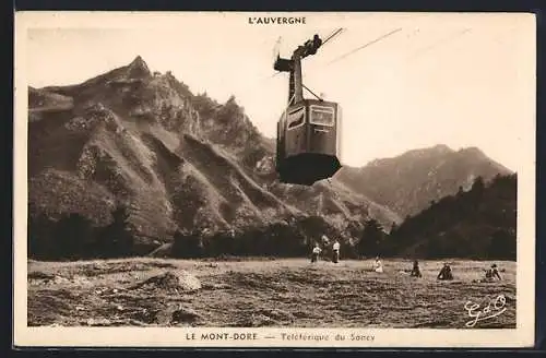 AK Le Mont-Dore /Auvergne, Teleferique du Sancy