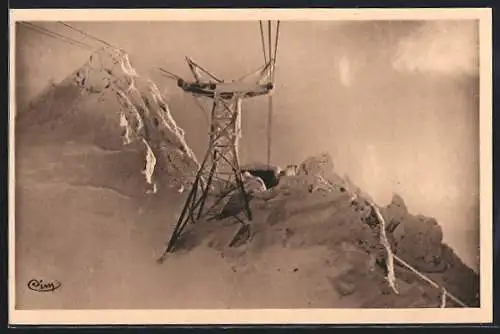 AK Mont-Dore-Sancy /P.-de-D., Le Pylone du Telepherique dans les Aiguilles