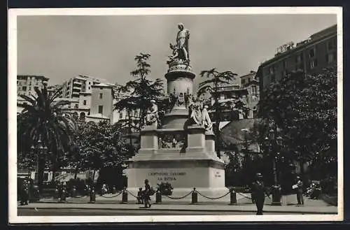 AK Genua, Columbus-Denkmal