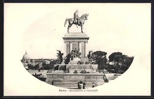 AK Roma, Monumento a Garibaldi