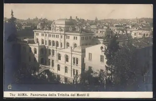 AK Roma, Panorama della Trinita dei Monti II.