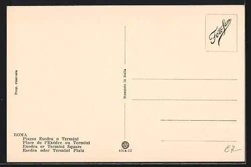 AK Roma, Piazza Esedra o Termini