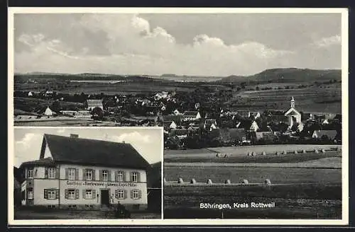 AK Böhringen /Rottweil, Gasthaus und Dampfbrauerei von Eugen Müller
