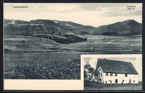 AK Wellendingen / Rottweil, Rottweiler Naturfreundehaus Stungenhof am Fusse des Lembergs, Oberhohenberg