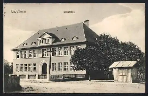 AK Lauchheim, Partie am Schulhaus