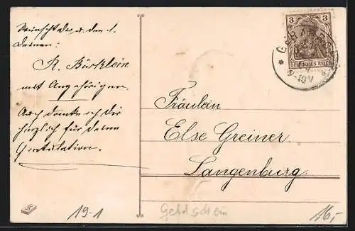 AK Mädchen mit Geldmünzen schaut durch Reichsbanknote Ein Tausend Mark