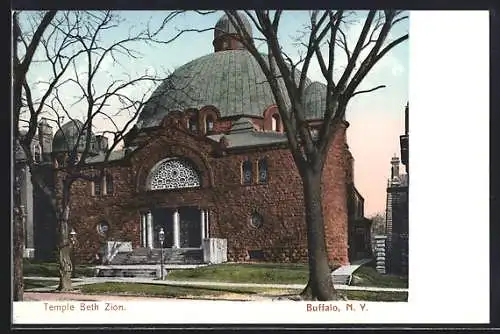 AK Buffalo, NJ, Temple Beth Zion, Synagoge