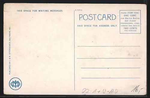 AK Baltimore, MD, Francis Scott Key Monument and Eutaw Place Temple