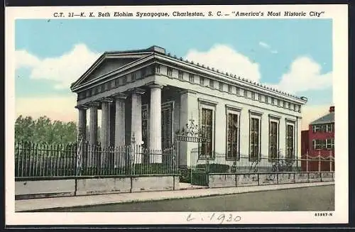 AK Charleston, SC, K. K. Beth Elohim Synagogue