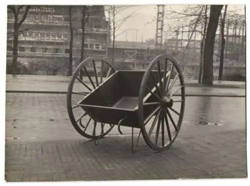 Fotografie Kutschwagen / Karren, Wagenfabrik Karl Weinberger für Schlacht - und Viehhof München