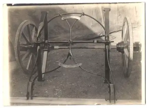 Fotografie Kutschwagen - Untergestell, Wagenfabrik Karl Weinberger Zeppelinstrasse 71 in München