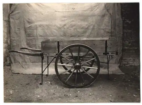 Fotografie Pritschenwagen / Kutschwagen, Wagenfabrik Karl Weinberger Zeppelinstrasse 71 in München