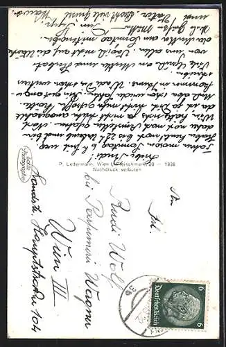 AK Amstetten, Durchblick zum Rathaus