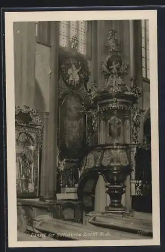 AK Zwettl /N. D., Kanzel der Stiftskirche