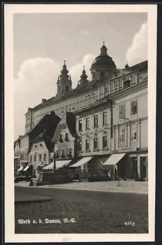 AK Melk a. d. Donau, Konditorei-Café Tatzel