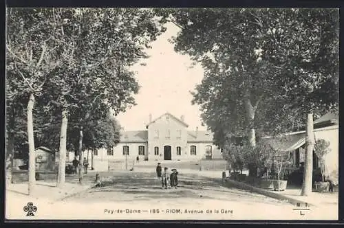 AK Riom, Avenue de la Gare