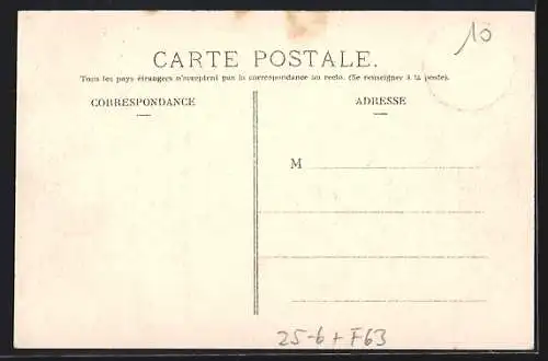 AK Circuit d`Auvergne, Coupe Gordon Bennett 1905, Le Puy-de-Dome et la route de Circuit après la Baraque, Autorennen