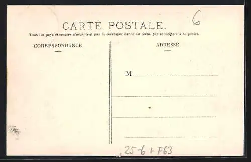 AK Circuit d`Auvergne, Coupe Gordon Bennett 1905, Virage de la Vierge à Bourg-Lastic, Autorennen