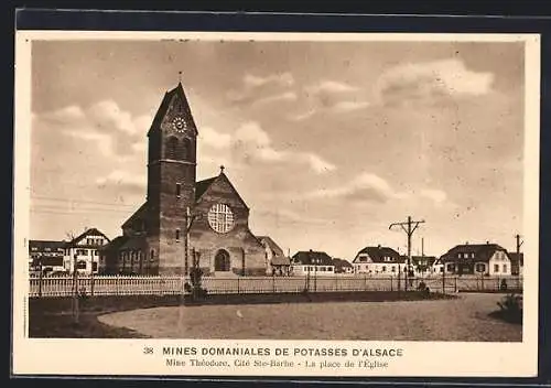 AK Ensisheim, Mines Domaniales de Potasses d`Alsace, Mine Théodore, La Place de l`Église