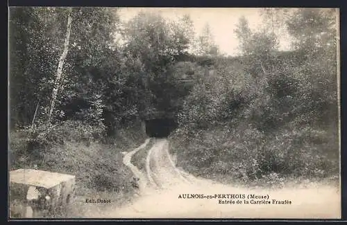 AK Aulnois-en-Perthois, Entrée de la Carrière Fraufés