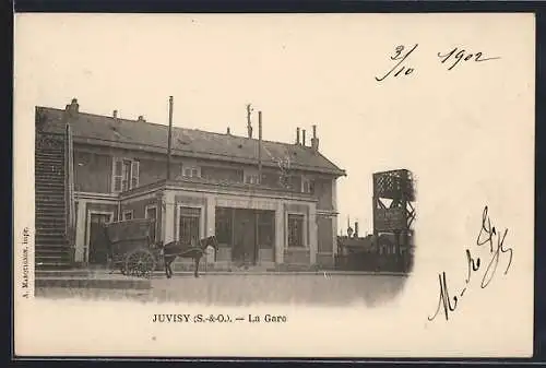 AK Juvisy, La Gare